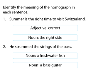 Multiple-Meaning Words | Homographs