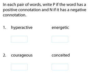 Identifying Positive and Negative Connotations