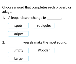 Proverbs and Adages