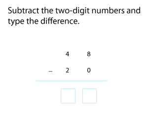 2-digit Subtraction | No Regrouping