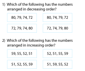 Ordering Two-Digit Numbers