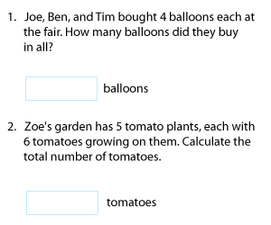 Multiplication with Equal Groups | Word Problems