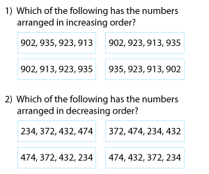 Ordering Three-Digit Numbers