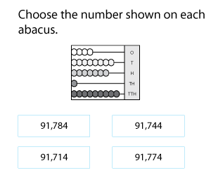 Number Reading on Abacus: 5 Digits