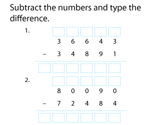 Five-Digit Subtraction