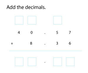 Adding Decimals | Two Decimal Places