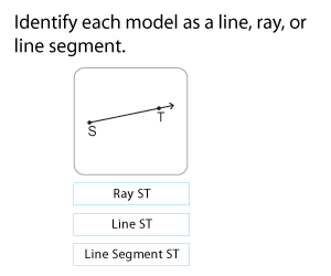 Lines, Line Segments, and Rays