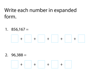 Writing Multi-digit Numbers | Expanded Form