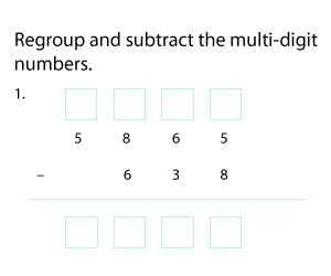 Subtracting Multi-Digit Numbers