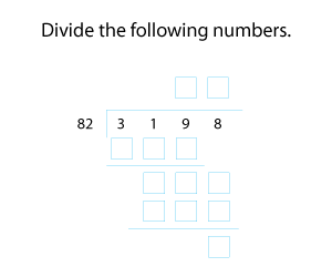 Dividing 3 or 4-Digit Numbers by 2-Digit Numbers