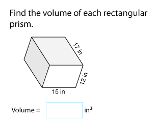 Volume of Rectangular Prisms in Customary Units