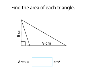Area of Triangles in Metric Units