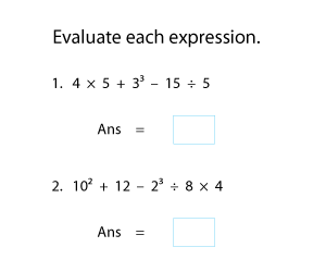 Evaluating Expressions Involving Whole-Number Exponents