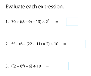 Evaluating Expressions with Nested Parentheses | PEMDAS
