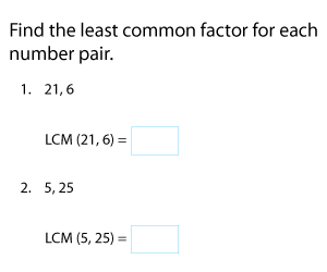 Least Common Multiple of 2 Numbers