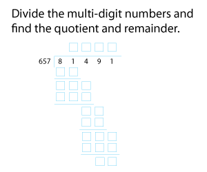 Dividing Multi-digit Numbers