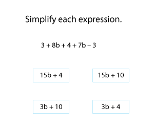 Simplification of Linear Expressions