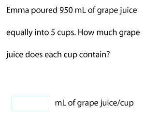 Unit Rate Word Problems | Metric Units
