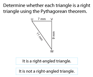 Converse of the Pythagorean Theorem | Metric Units