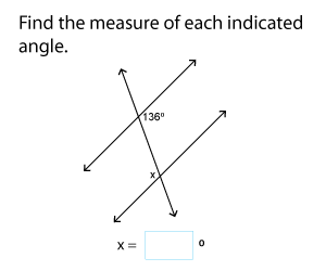 Parallel Lines Cut by a Transversal | Unknown Angles
