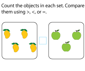 Counting and Comparing | Up to 20
