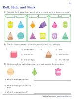 Roll, Slide, and Stack - 3D Shapes