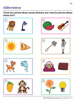 Identifying Alliterations in Pictures