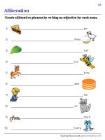 Writing Adjectives and Creating Alliterations - 2