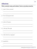 Writing Sentences Using Allusions - 2