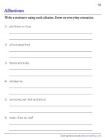 Writing Sentences Using Allusions - 3