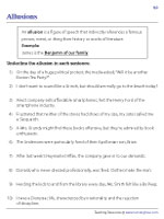Identifying Allusions - 2