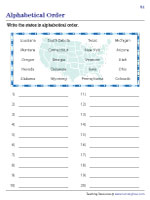Rearranging States in ABC Order - 1