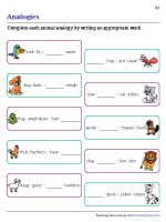 Animal Analogies - 1