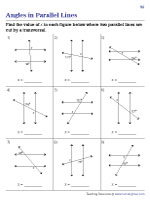 Parallel Lines and Transversals | Mixed Review - 3