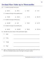 Underline Digit | Up to Thousandths Place Value - 2