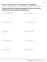 Direct and Inverse Variation | Equation - 2