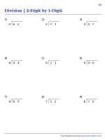 Dividing 2-digit by 1-digit with and without Remainders - 2
