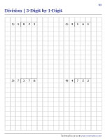 Dividing 3-digit by 1-digit Numbers Using Grids - 3