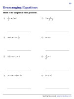 Make 'x' the Subject - 2