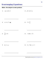 Make 'x' the Subject - 3