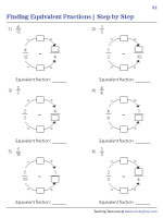 Finding Equivalent Fractions - Step by Step