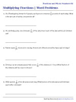 Multiplying Fractions by Whole Numbers Word Problems - 3