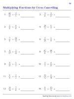 Multiplying 2 Fractions by Cross Cancelling - 3