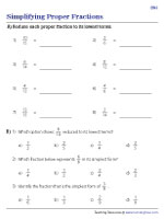 Simplifying Proper Fractions | Easy - 3