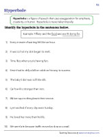 Identifying Hyperbole in Sentences - 1