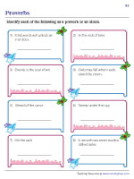 Proverbs or Idioms