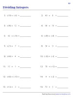 Dividing Integers - 2