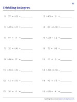 Dividing Integers - 3