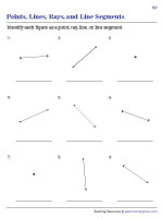 Identifying Points, Lines, Rays, and Line Segments - 2