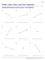 Identifying Points, Lines, Rays, and Line Segments - 3